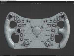 Ferrari 488 GT3 Steering wheel 3D 模型