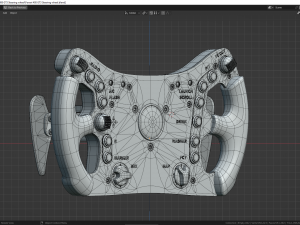 Ferrari 488 GT3 Steering wheel 3D 模型