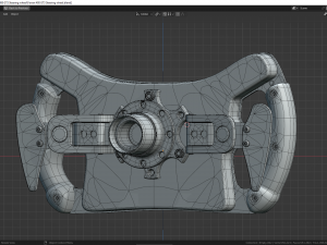 Ferrari 488 GT3 Steering wheel 3D 模型