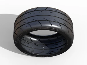 Mickey Thompson ET Street S S Radial Tire 3D Model