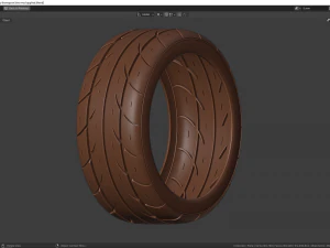 Mickey Thompson ET Street S S Radial Tire 3D Model