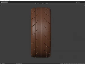 Mickey Thompson ET Street S S Radial Tire 3D Model