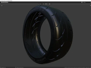 Mickey Thompson ET Street S S Radial Tire 3D Model