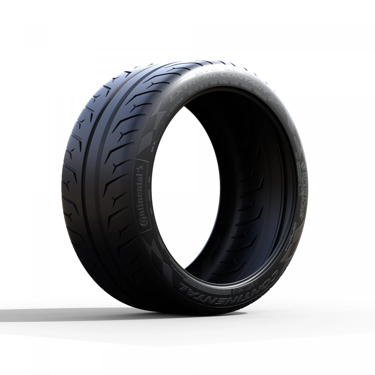 Continental ExtremeContact Force 3D Model .c4d .max .obj .3ds .fbx .stl .blend 