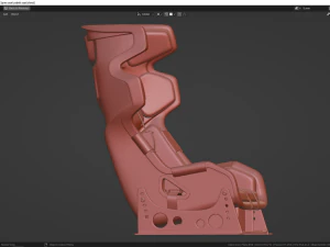 사벨트 스파인 시트 3D 모델