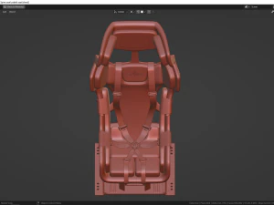 사벨트 스파인 시트 3D 모델