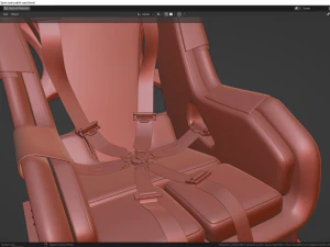 사벨트 스파인 시트 3D 모델