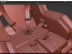 Sabelt Spine seat Modello 3D