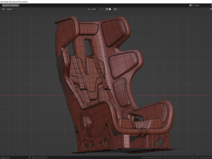 Sabelt GT-Pad seat Model 3D