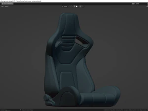 Braum ELITE-X Series Racing Seat 3D Model