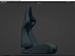 Braum ELITE-X Series Racing Seat 3D Model