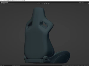 Braum ELITE-X Series Racing Seat 3D Model