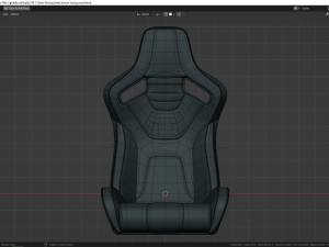 Braum ELITE-X Series Racing Seat 3D Model