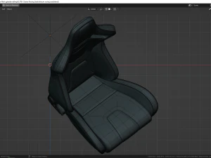 Braum ELITE-X Series Racing Seat 3D Model