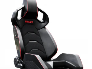 Braum racing seats from ALPHA-X SERIES 3D Model