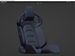 Braum racing seats from ALPHA-X SERIES 3D 모델