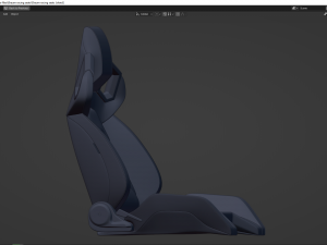 Braum racing seats from ALPHA-X SERIES 3D 모델