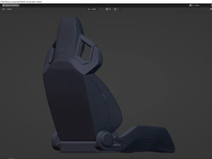 Braum racing seats from ALPHA-X SERIES 3D Model