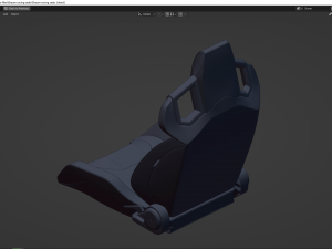 Braum racing seats from ALPHA-X SERIES 3D 모델