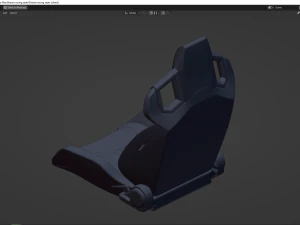 Braum racing seats from ALPHA-X SERIES 3D Model
