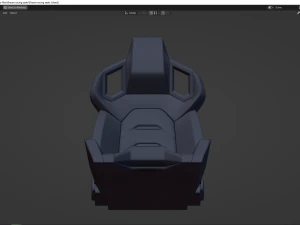 Braum racing seats from ALPHA-X SERIES 3D Model
