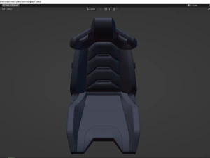 Braum racing seats from ALPHA-X SERIES 3D Model