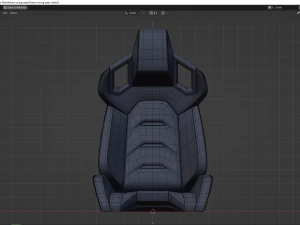 Braum racing seats from ALPHA-X SERIES 3D Model