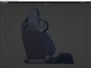 Braum racing seats from ALPHA-X SERIES 3D 모델