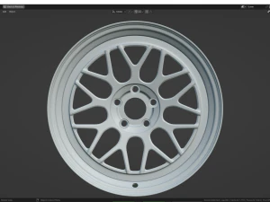 Custom Wheel N1 3D Model