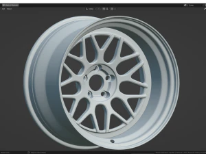Custom Wheel N1 3D Model
