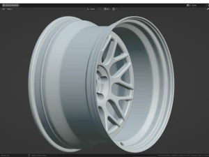 Custom Wheel N1 3D Model