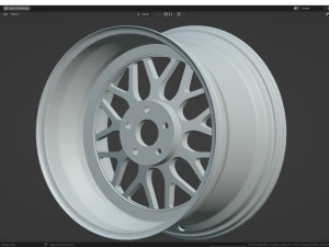 Custom Wheel N1 3D Model