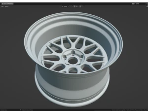 Custom Wheel N1 3D Model