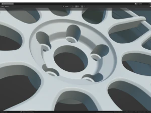 Custom Wheel N1 3D Model