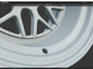 Custom Wheel N1 3D Model