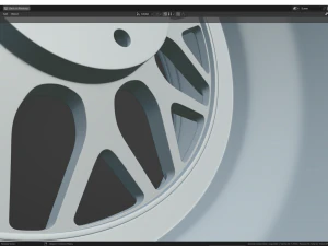 Custom Wheel N1 3D Model