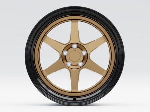 Custom Wheel N2 3D Model