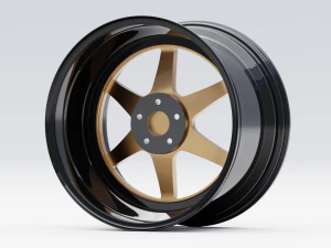 Custom Wheel N2 3D Model