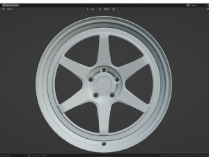 Custom Wheel N2 3D Model
