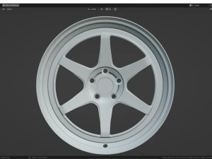 Custom Wheel N2 3D Model