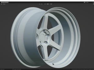 Custom Wheel N2 3D Model