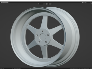 Custom Wheel N2 3D Model