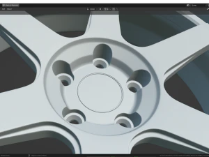 Custom Wheel N2 3D Model