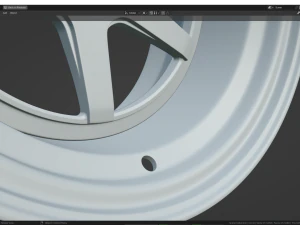 Custom Wheel N2 3D Model