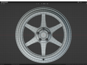 Custom Wheel N2 3D Model