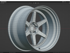 Custom Wheel N2 3D Model