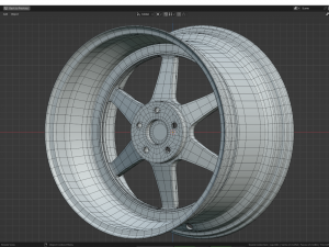 Custom Wheel N2 3D Model