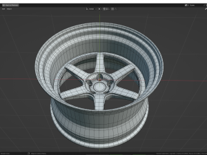 Custom Wheel N2 3D Model