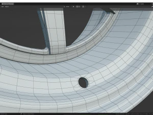 Custom Wheel N2 3D Model