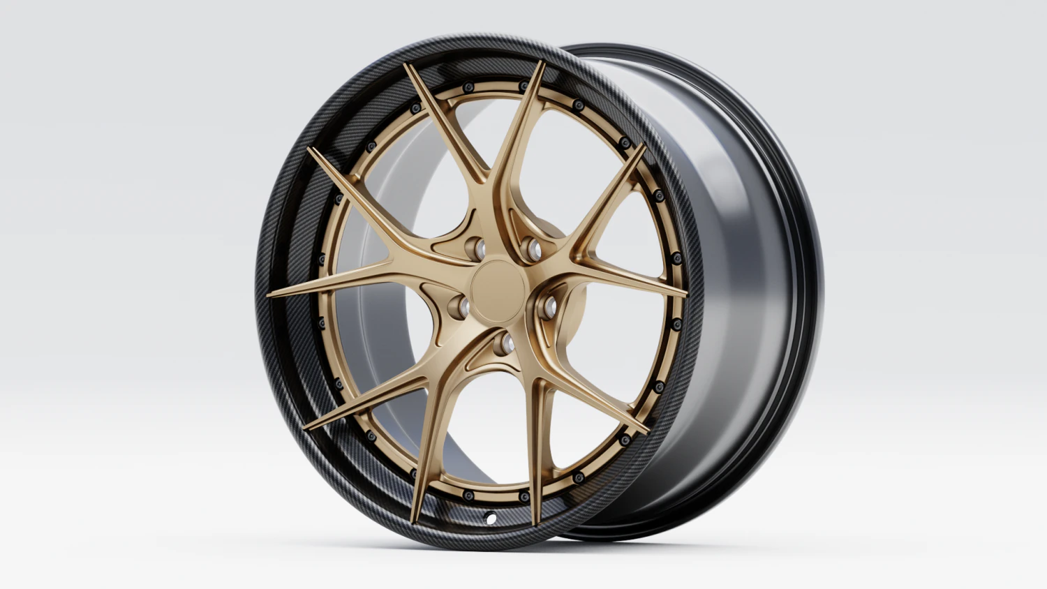 Custom Wheel N3 3D Model .c4d .max .obj .3ds .fbx .stl .blend 